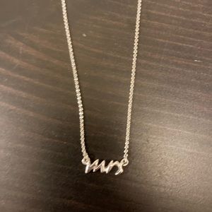 Kate Spade: MRS necklace - silver - adjustable chain
